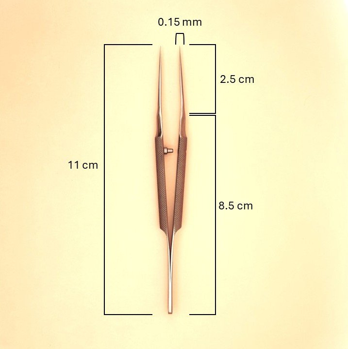 Ophthalmic Micro Tweezer ( 0.15 mm )